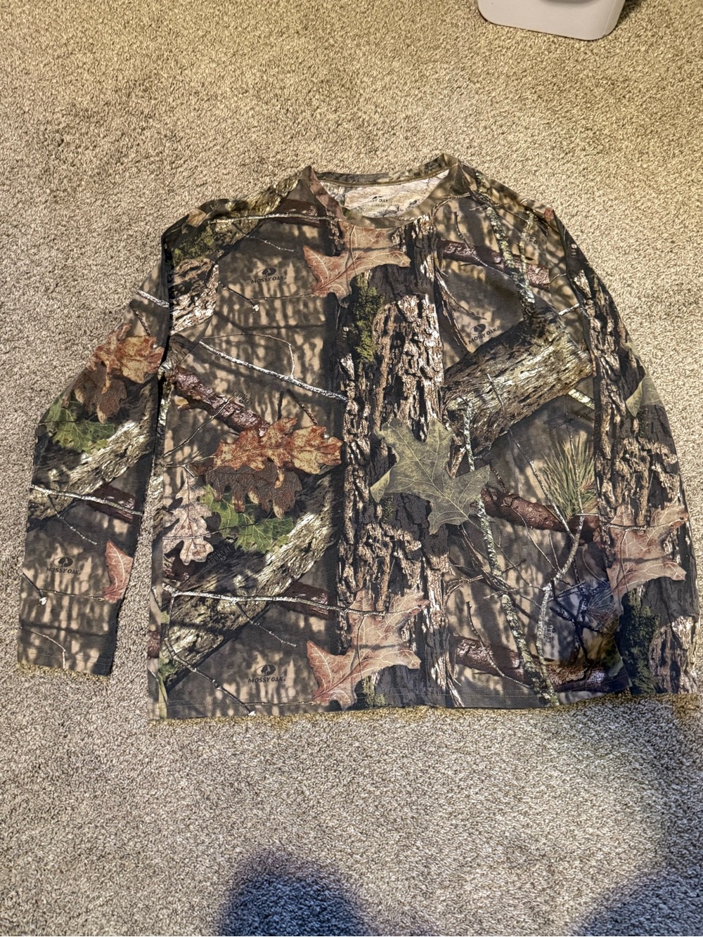 Men's Long Sleeve Mossy Oak Camo Shirt